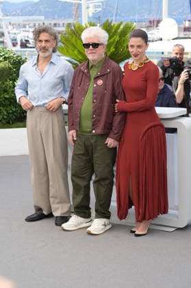 Bitter Christmas Photocall at 79th Festival de Cannes - Cannes, France CANNES, FRANCE. May 20, 2026: Leonardo Sbaraglia, Pedro Almodovar & Barbara Lennie at the photocall for Bitter Christmas at the 79th Festival de Cannes. CAP GOL GOL Cannes Provence-Alpes-Côte d Azur France Copyright: xRickxGold CapitalxPicturesx
