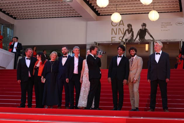 May 20, 2026, Cannes, Cote D azur, France: Cast of whom UIT HARPO, JEAN-BAPTISTE MARRE, GUEST, EMMANUEL MARRE, MATHILDE ABD EL KADER, SANDRINE BLANCKE, and SWANN ARLAUD on the red carpet for the screening of A MAN OF HIS TIME at the 79th Annual Cannes Film Festival at Palais des Festivals in Cannes, France Cannes France - ZUMAc179 20260520_zep_c179_012 Copyright: xMickaelxChavetx