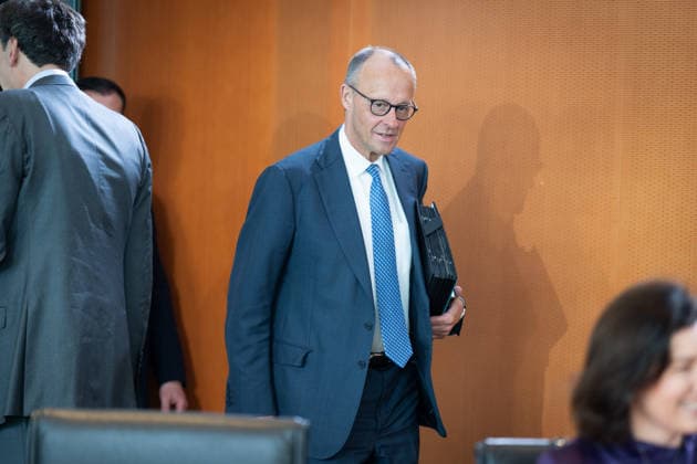 Kabinettsitzung, Bundesregierung, Auftakt Auftakt, Kabinettsitzung, Bundesregierung, Bundeskanzler, Friedrich Merz Berlin Berlin GER *** Cabinet meeting, Federal Government, Federal Chancellor, Friedrich Merz Berlin Berlin GER