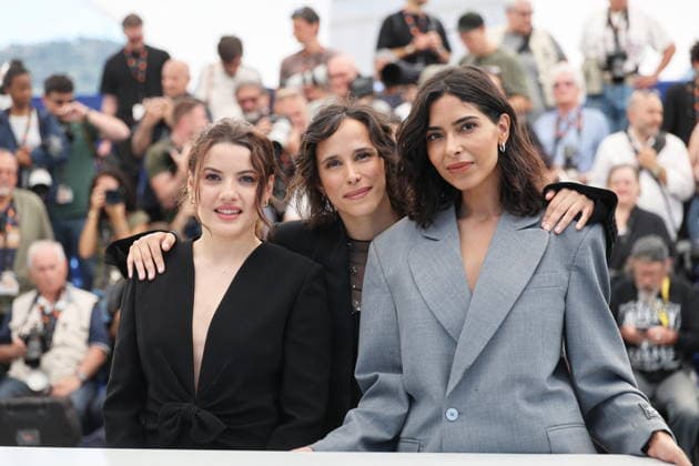 Malou Khebizi, Hélène Rosselet Ruiz and Soundos Mosbah at the photocall of the film Le Triangle D Or at the 79th International Film Festival in Cannes, France on May 20, 2026 Jacovides Moreau Bestimage Le Triangle D Or photocall at the 79th annual Cannes Film Festival at Palais des Festivals on May 20, 2026 in Cannes, France Cannes France  Copyright: xJACOVIDES-MOREAUx xBESTIMAGExJACOVIDES-MOREAUx xBESTIMAGEx