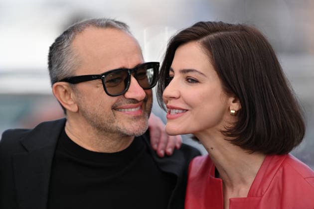 79th Cannes Film Festival: Minotaure (Minotaur) photocall CANNES, FRANCE - MAY 20: Russian director and screenwriter Andrey Zvyagintsev (L) and Russian actress Iris Lebedeva (R) pose during a photocall for the film Minotaure (Minotaur) at the 79th edition of the Cannes Film Festival in Cannes, France on May 20, 2026. Mustafa Yalcin Anadolu Cannes France. Editorial use only. Please get in touch for any other usage.  Copyright: x2026xAnadoluxMustafaxYalcinx