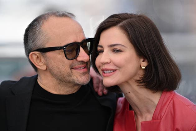 79th Cannes Film Festival: Minotaure (Minotaur) photocall CANNES, FRANCE - MAY 20: Russian director and screenwriter Andrey Zvyagintsev (L) and Russian actress Iris Lebedeva (R) pose during a photocall for the film Minotaure (Minotaur) at the 79th edition of the Cannes Film Festival in Cannes, France on May 20, 2026. Mustafa Yalcin Anadolu Cannes France. Editorial use only. Please get in touch for any other usage.  Copyright: x2026xAnadoluxMustafaxYalcinx