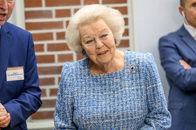 Noordwolde, The Netherlands, 2026-05-20 13:40:30 NOORDWOLDE, 20-05-2026, Princess Beatrix of the Basketry Museum visits the National Basketry Museum in Noordwolde. The museum is celebrating its 25th anniversary with a special Top 25 exhibition featuring remarkable woven works and contemporary applications of basketry. PHOTO: NLBeeld Patrick van Emst Credit: NL Beeld Patrick van Emst  Copyright: xx x