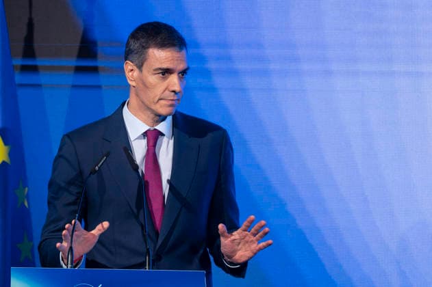 Pedro Sanchez at the official closing ceremony of the Space 2026 Congress in Madrid - 20 May 2026 The President of the Government, Pedro Sanchez speaks during the official closing ceremony of the Space 2026 Congress, at the Mutua Madrilena Auditorium. Madrid Spain Copyright: xAtilanoxGarciax xSOPAxImagesx photos19551