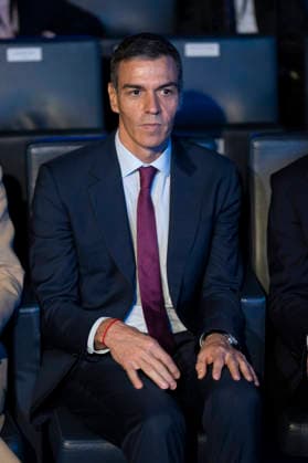 Pedro Sanchez at the official closing ceremony of the Space 2026 Congress in Madrid - 20 May 2026 The President of the Government, Pedro Sanchez attends the official closing ceremony of the Space 2026 Congress, at the Mutua Madrilena Auditorium. Madrid Spain Copyright: xAtilanoxGarciax xSOPAxImagesx photos19561