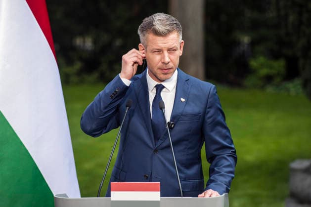 PM Peter Magyar meets PM Tusk in Warsaw - 20 May 2026 Hungary s Prime Minister Péter Magyar speaks at a press conference with PM Donald Tusk (not in view) in Warsaw. Hungarian Prime Minister, Péter Magyar arrived in Poland for the first official foreign visit since he took the office, signaling a strategic priority for Budapest s new administration. The high-level bilateral talks between the Polish and Hungarian Prime Ministers focused on strengthening regional cooperation and aligning national interests within the European Union. Key agenda items included critical international developments, European security frameworks, and joint defense initiatives amid evolving geopolitical challenges in Central and Eastern Europe. Warsaw Poland Copyright: xAttilaxHusejnowx xSOPAxImagesx AHUSEJNOW_9730
