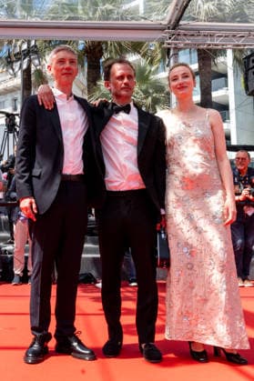 79ème Festival International du Film de Cannes Montée des marches du film Notre Salut 79th International Cannes Film Festival Red Carpet of Notre Salut movie 456506 2026 05 20 Blancke, Sandrine Marre, Emmanuel Arlaud, Swann  Copyright: xEstellexCarlierx xStarfacex STAR_456506_023