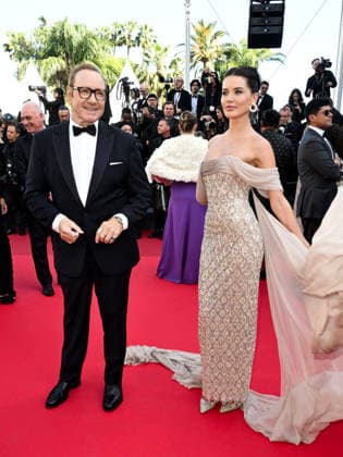 IPA84904838 - Cannes, 79th Cannes Film Festival 2025 - evening 9. red carpet LA BATAILLE DE GAULLE : L Ã‚GE DE FER. Pictured is Kevin Spacey, Via Lemann  Copyright: xSimonexComix xPoolxPhotoxEventsx07x 84904838