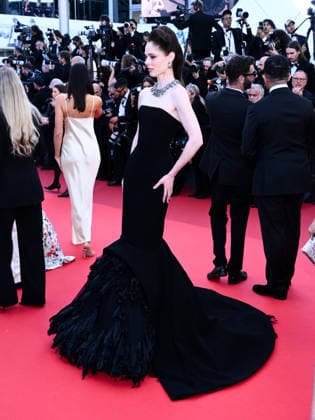IPA84904894 - Cannes, 79th Cannes Film Festival 2025 - evening 9. red carpet LA BATAILLE DE GAULLE : L Ã‚GE DE FER. Pictured: Coco Rocha  Copyright: xTerenghi Ipa-Agency.netx xPoolxPhotoxEventsx07x 84904894