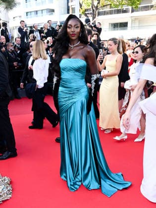 IPA84905117 - Cannes, 79th Cannes Film Festival 2025 - evening 9. red carpet LA BATAILLE DE GAULLE : L Ã‚GE DE FER. Pictured: Olivia YacÃ  Copyright: xTerenghi Ipa-Agency.netx xPoolxPhotoxEventsx07x 84905117