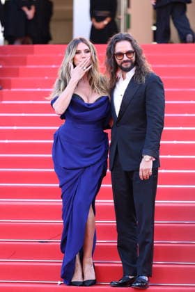 Cannes - La Bataille De Gaulle: L Age De Fer De Gaulle: Tilting Iron Red Carpet Heidi Klum and husband, Tom Kaulitz at the La Bataille De Gaulle: L Age De Fer (De Gaulle: Tilting Iron) screening on the red carpet during the 79th annual Cannes Film Festival at Palais des Festivals on May 20, 2026 in Cannes, France. Photo by Jerome Domine ABACAPRESS.COM Cannes France  Copyright: xDominexJerome ABACAx