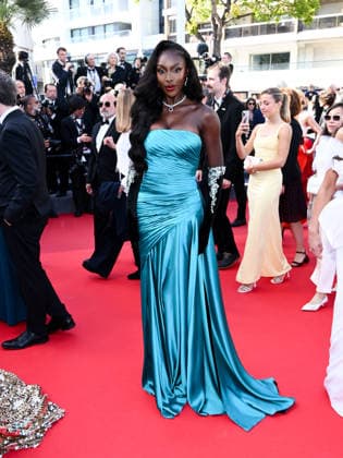 IPA84905116 - Cannes, 79th Cannes Film Festival 2025 - evening 9. red carpet LA BATAILLE DE GAULLE : L Ã‚GE DE FER. Pictured: Olivia YacÃ  Copyright: xTerenghi Ipa-Agency.netx xPoolxPhotoxEventsx07x 84905116