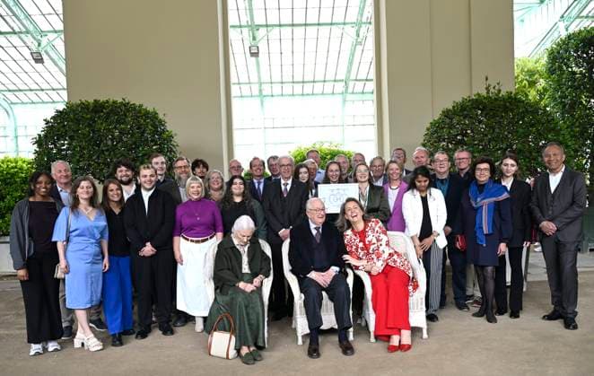 Queen Paola Foundation Awards 2026 BRUSSELS, BELGIUM - MAY 20 : Queen Paola Foundation Awards 2026 : King Albert II and Queen Paola, accompanied by Her Royal Highness Princess Claire, attended the presentation of the Queen Paola Foundation Awards in the Orangery at Laeken Palace. Through these Awards, the Foundation aims to recognise initiatives that promote the inclusion and education of disadvantaged young people aged between 3 and 25, whilst inspiring others to get involved or to set up similar projects on May 20, 2026 in Brussels, Belgium, 20 05 2026 Brussels Belgium  Copyright: xDidierxLebrunx
