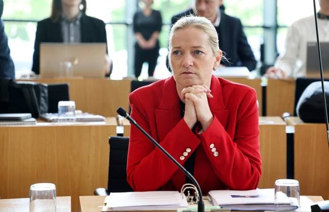 Plenum Thueringer Landtag 20.05.2026, Erfurt, Thueringer Landtag, 43.Plenarsitzung, im Bild: Ministerin fuer Justiz, Migration und Verbraucherschutz: Beate Meissner (CDU)