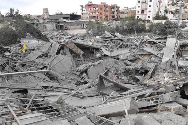 The Israeli army targeted a health center in southern Lebanon TYRE, LEBANON - MAY 20: A general view of the heavy destruction following an Israeli airstrike on a health center belonging to the Islamic Health Authority (Hayaa) in the Al-Mashouk area near the southern city of Tyre, Lebanon, on May 20, 2026. Houssam Shbaro Anadolu Tyre Lebanon. Editorial use only. Please get in touch for any other usage.  Copyright: x2026xAnadoluxHoussamxShbarox