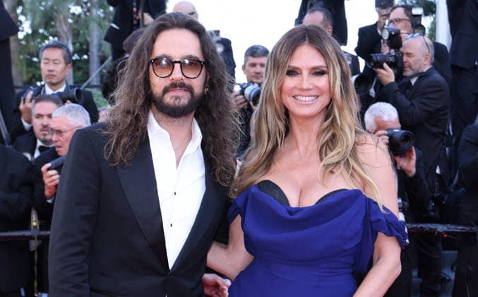 Cannes - La Bataille De Gaulle: L Age De Fer De Gaulle: Tilting Iron Red Carpet Heidi Klum and husband, Tom Kaulitz at the La Bataille De Gaulle: L Age De Fer (De Gaulle: Tilting Iron) screening on the red carpet during the 79th annual Cannes Film Festival at Palais des Festivals on May 20, 2026 in Cannes, France. Photo by Jerome Domine ABACAPRESS.COM Cannes France  Copyright: xDominexJerome ABACAx