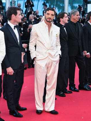 IPA84907299 - Cannes, 79th Cannes Film Festival 2025 - evening 9. red carpet LA BATAILLE DE GAULLE : L Ã‚GE DE FER. In the photo Niels Schneider  Copyright: xSimonexComix xPoolxPhotoxEventsx07x 84907299