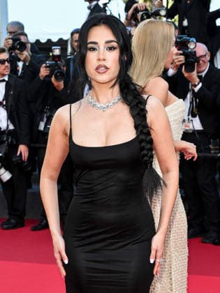 IPA84907446 - Cannes, 79th Cannes Film Festival 2025 - evening 9. red carpet LA BATAILLE DE GAULLE : L Ã‚GE DE FER. In the photo Clotilde Esposito  Copyright: xSimonexComix xPoolxPhotoxEventsx07x 84907446