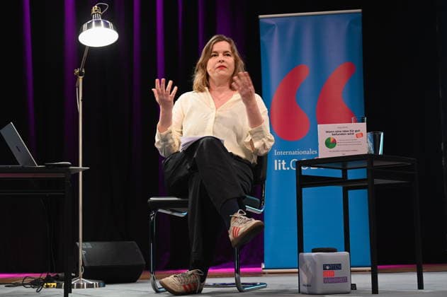 Die Bloggerin und Autorin Katja Berlin liest und spricht auf der Lit.Cologne, dem internationalen Literaturfestival *** Blogger and author Katja Berlin reads and speaks at Lit Cologne, the international literature festival