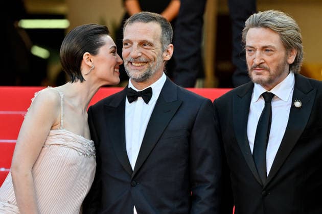 Cannes Screening La Bataille De Gaulle JR Anamaria Vartolomei, Mathieu Kassovitz, Benoit Magimel attending the screening of the movie La Bataille De Gaulle L Age De Fer during the 79th Cannes Film Festival in Cannes, France on May 20, 2026. Photo by Julien Reynaud APS-Medias ABACAPRESS.COM Cannes France  Copyright: xReynaudxJulien APS-Medias ABACAx