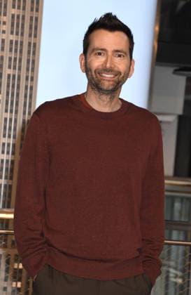 NEW YORK, NY - MAY 20: David Tennant at the Empire State Building to celebrate the season 2 premiere of Hulu™s Rivals on May 20, 2026. Copyright: xx