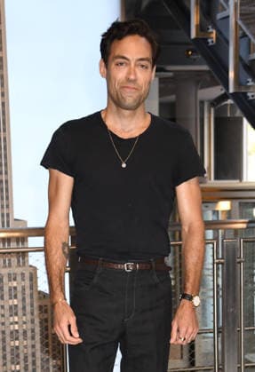 NEW YORK, NY - MAY 20: Alex Hassell at the Empire State Building to celebrate the season 2 premiere of Hulu™s Rivals on May 20, 2026. Copyright: xx