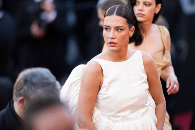 Cannes La Bataille de Gaulle L age de fer Red Carpert EB French actress Adele Exarchopoulos arrives for the screening of the film La Bataille de Gaulle : L age de fer (De Gaulle: Tilting Iron) at the 79th edition of the Cannes Film Festival in Cannes, southern France on May 20, 2026.Photo by Eliot Blondet ABACAPRESS.COM Cannes France France  Copyright: xBlondetxEliot ABACAx