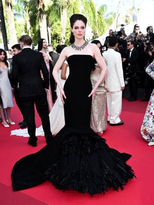 IPA84908525 - Cannes, 79th Cannes Film Festival 2025 - evening 9. red carpet LA BATAILLE DE GAULLE : L Ã‚GE DE FER. In the photo Coco Rocha  Copyright: xSimonexComix xPoolxPhotoxEventsx07x 84908525