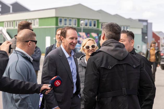 DENMARK GREENLAND USA s special envoy to Greenland Jeff Landry in Nuuk USA s special envoy to Greenland, the Republican governor Jeff Landry in Nuuk, Greenland, Wednesday, May 20, 2026. Jeff Landry, who is also the Republican governor of the US state of Louisiana, arrived in Greenland on Sunday. Jeff Landry has participated in the business fair Future Greenland in Nuuk. Jeff Landry returns home from Greenland on Wednesday. (Photo: Christian Klindt Soelbeck Scanpix 2026) , Nuuk Denmark *** DENMARK GREENLAND USA s special envoy to Greenland Jeff Landry in Nuuk USA s special envoy to Greenland, the Republican governor Jeff Landry in Nuuk, Greenland, Wednesday, May 20, 2026 Jeff Landry, who is also the Republican governor of the US state of L  Copyright: ChristianxKlindtxSoelbeckx spdk20260520-205005-L