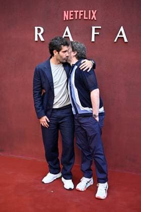 Netflix premieres RAFA the Rafa Nadal documentary Tamar Novas and Daniel Sánchez Arévalo during the premiere of RAFA, on May 20, 2026, in Madrid Spain RAFA traces the extraordinary career of Rafael Nadal with a cinematic ambition, combining testimonies of those who know him best, on and off the court, with unpublished moments that reveal what lies behind the legend DOCUMENTARY PHOTOCALL GENTE Madrid Madrid Spain  Copyright: xFranciscoxGuerrax 7538098