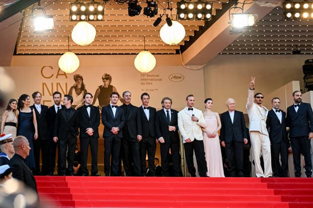 79ème Festival International du Film de Cannes Montée des marches du film La bataille De Gaulle lâge de fer 79th International Cannes Film Festival Red Carpet 456518 2026 05 20 Magimel, Benoît Vartolomei, Anamaria Kassovitz, Mathieu  Copyright: xEstellexCarlierx xStarfacex STAR_456518_041