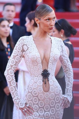 Cannes - La Bataille De Gaulle: L Age De Fer De Gaulle: Tilting Iron Red Carpet JD Bella Hadid at the La Bataille De Gaulle: L Age De Fer (De Gaulle: Tilting Iron) screening on the red carpet during the 79th annual Cannes Film Festival at Palais des Festivals on May 20, 2026 in Cannes, France. Photo by Jerome Domine ABACAPRESS.COM Cannes France  Copyright: xDominexJerome ABACAx