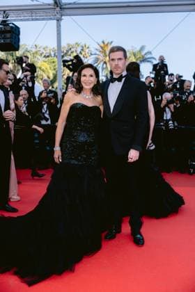 79ème Festival International du Film de Cannes Montée des marches du film La bataille De Gaulle lâge de fer 79th International Cannes Film Festival Red Carpet 456516 2026 05 20 Alpes Maritimes Cannes France Ayoub, Mouna Barriere, Alexandre  Copyright: xTerencexBaelenx STAR_456516_037