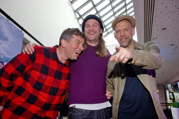 Sportfreunde Stiller - Mit dem Herz in der Hand Rüdiger Linhof, Peter Stephan Brugger, Florian Weber 30 Jahre Sportfreunde Stiller - Mit dem Herz in der Hand, Kino Colosseum, Berlin Datum: 20.05.2026 *** Sportfreunde Stiller Mit dem Herz in der Hand Rüdiger Linhof, Peter Stephan Brugger, Florian Weber 30 Jahre Sportfreunde Stiller Mit dem Herz in der Hand, Kino Colosseum, Berlin Date 20 05 2026 Copyright: xEventpress Kratschx