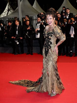 IPA84912832 - Cannes, 79th Cannes Film Festival 2025 - evening 9. red carpet The Man I Love . Pictured is Halsey  Copyright: xSimonexComix xPoolxPhotoxEventsx07x 84912832