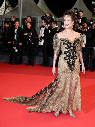 IPA84912834 - Cannes, 79th Cannes Film Festival 2025 - evening 9. red carpet The Man I Love . Pictured is Halsey  Copyright: xSimonexComix xPoolxPhotoxEventsx07x 84912834