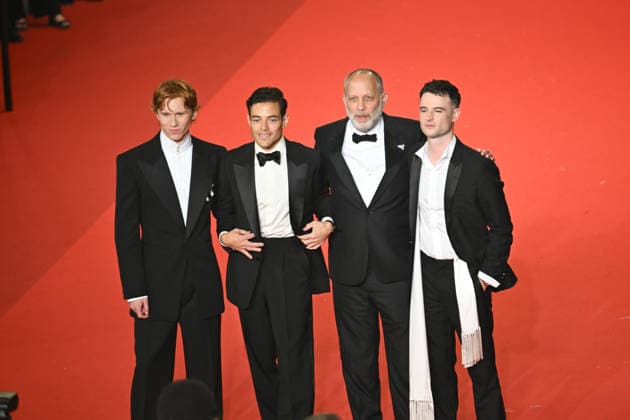 79ème Festival International du Film de Cannes Montée des marches du film The Man I love 79th Cannes International Film Festival Red carpet of the film Lhomme que jaime have 456528 2026 05 20 Malek, Rami Ford, Luther Sturridge, Tom Sachs, Ira  Copyright: xSergexArnalx xStarfacex STAR_456528_013
