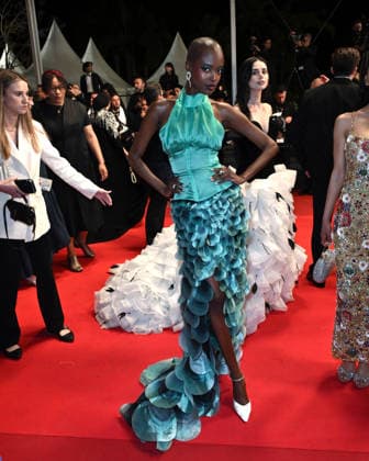 IPA84913583 - ,Cannes, 79th Cannes Film Festival 2025 - evening 9. red carpet The Man I Love. pictured is Madisin Rian  Copyright: xSimonexComi ipa-agency.netx xPoolxPhotoxEventsx07x 84913583