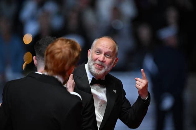 79th Cannes Film Festival: The Man I Love screening CANNES, FRANCE - MAY 20: US director and screenwriter Ira Sachs (R) arrives for the screening of the film The Man I Love at the 79th edition of the Cannes Film Festival in Cannes, France on May 20, 2026. Mustafa Yalcin Anadolu Cannes France. Editorial use only. Please get in touch for any other usage.  Copyright: x2026xAnadoluxMustafaxYalcinx