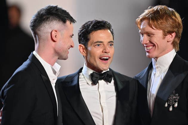 79th Cannes Film Festival: The Man I Love screening CANNES, FRANCE - MAY 20: British actor Tom Sturridge (L), US actor Rami Malek (C) and British actor Luther Ford (R) arrive for the screening of the film The Man I Love at the 79th edition of the Cannes Film Festival in Cannes, France on May 20, 2026. Mustafa Yalcin Anadolu Cannes France. Editorial use only. Please get in touch for any other usage.  Copyright: x2026xAnadoluxMustafaxYalcinx