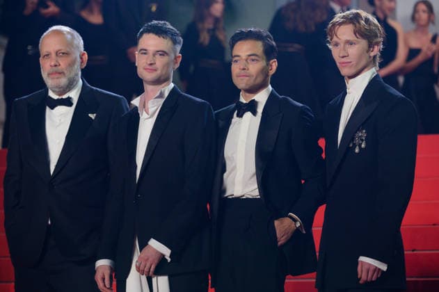 The Man I Love Premiere at 79th Festival de Cannes - Cannes, France CANNES, FRANCE. May 20, 2026: Ira Sachs, Tom Sturridge, Rami Malek & Luther Ford at the premiere for The Man I Love at the 79th Festival de Cannes. Picture: Paul Smith Featureflash Cannes France  Copyright: xPaulxSmithx xFeatureflashx