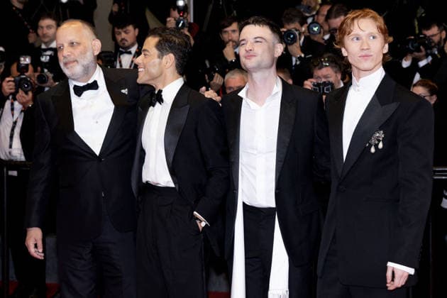 Ira Sachs, Rami Malek, Tom Sturridge,Luther Ford Montée des marches du film The man I love lors du 79ème Festival International du Film de Cannes, le 20 mai 2026 Olivier Borde Bestimage Red carpet for The man I love at the 79th Cannes International Film Festival on May 20, 2026 Cannes France  Copyright: xOLIVIERxBORDEx xBESTIMAGExOLIVIERxBORDEx xBESTIMAGEx