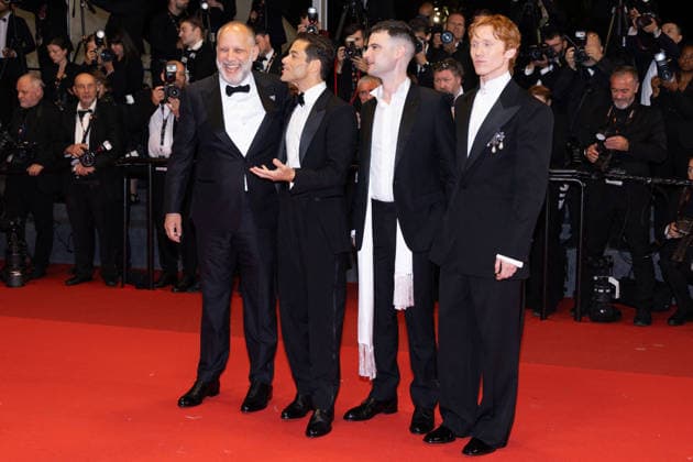 Ira Sachs, Rami Malek, Tom Sturridge,Luther Ford Montée des marches du film The man I love lors du 79ème Festival International du Film de Cannes, le 20 mai 2026 Olivier Borde Bestimage Red carpet for The man I love at the 79th Cannes International Film Festival on May 20, 2026 Cannes France  Copyright: xOLIVIERxBORDEx xBESTIMAGExOLIVIERxBORDEx xBESTIMAGEx