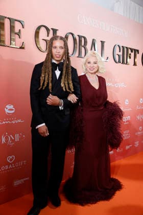 Cannes Global Gift Gala Night MP CANNES, FRANCE - MAY 20: Chuck Junior Achikè, Angela Pearl attends the Global Gift gala during the 79th annual Cannes Film Festival at La Mome Plage on May 20, 2026 in Cannes, France. Photo by Marco Piovanotto Abacapress.com Cannes France  Copyright: xPiovanottoxMarco ABACAx