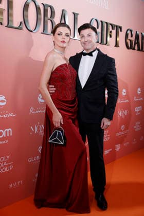 Cannes Global Gift Gala Night MP CANNES, FRANCE - MAY 20: Stephane Cealis, Bozena Janisiw attends the Global Gift gala during the 79th annual Cannes Film Festival at La Mome Plage on May 20, 2026 in Cannes, France. Photo by Marco Piovanotto Abacapress.com Cannes France  Copyright: xPiovanottoxMarco ABACAx