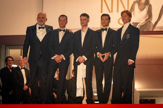 The Man I Love red carpet during the 79th Cannes Film Festival at Palais des Festivals in Cannes, France on 20 May 2026. Ira Sachs, Mauricio Zacharias, Tom Sturridge, Rami Malek and Luther Ford attend the The Man I Love red carpet during the 79th Cannes Film Festival at Palais des Festivals in Cannes, France on 20 May 2026., Credit:Stefano Costantino TTL Stefano Costantino Avalon France, Cannes  Copyright: xStefanoxCostantinoxTTLx xStefanoxCostantinox xAvalonx 1102047687