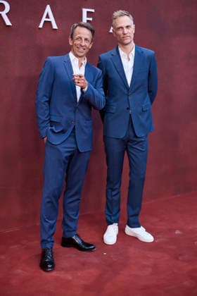 May 20, 2026, Madrid, Madrid, Spain: SETH MEYERS and ZACH HEINZEMBERG attend RAFA premiere Madrid Spain  - ZUMAc260 20260520_zep_c260_062 Copyright: xMikexChicorrox