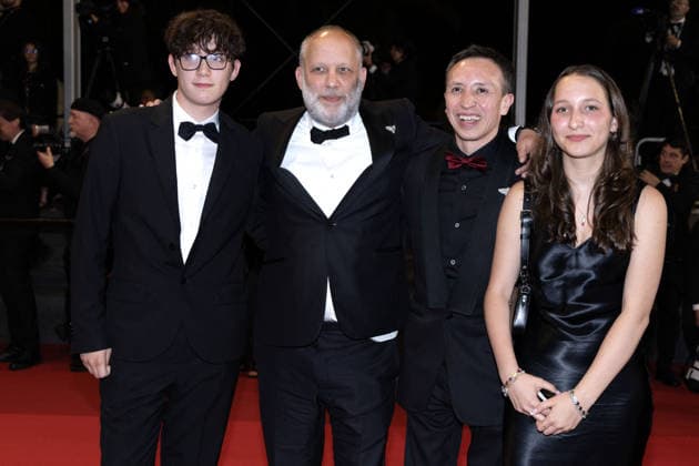 Ira Sachs, her husband Boris Torres, and her children Felix and Viva Descente des marches du film The man I love lors du 79ème Festival International du Film de Cannes, le 20 mai 2026 Olivier Borde Bestimage People leaving the red carpet for The man I love at the 79th Cannes International Film Festival on May 20, 2026 Cannes France  Copyright: xOLIVIERxBORDEx xBESTIMAGExOLIVIERxBORDEx xBESTIMAGEx