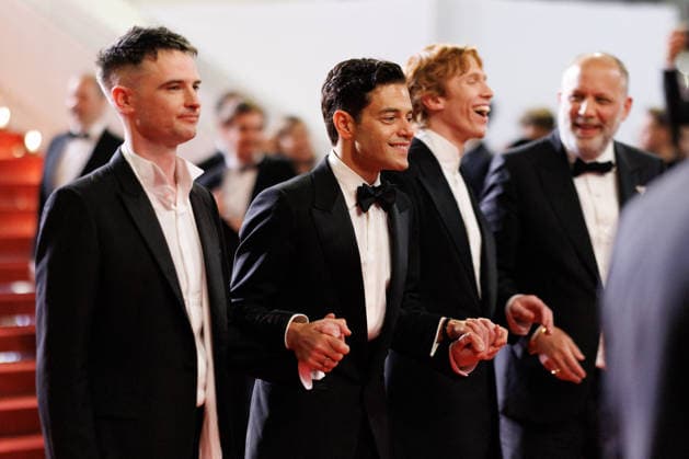 Tom Sturridge, Rami Malek, Luther Ford, Ira Sachs Descente des marches du film The man I love lors du 79ème Festival International du Film de Cannes, le 20 mai 2026 Jacovides Moreau Bestimage People leaving the red carpet for The man I love at the 79th Cannes International Film Festival on May 20, 2026 Cannes France  Copyright: xJACOVIDES-MOREAUx xBESTIMAGExJACOVIDES-MOREAUx xBESTIMAGEx