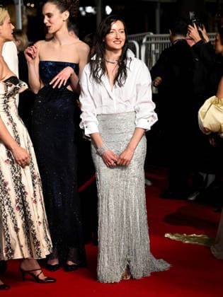IPA84915661 - Cannes, 79th Cannes Film Festival 2025 - evening 9. red carpet Rome Elastic . In the photo Martina Scrinzi  Copyright: xSimonexComix xPoolxPhotoxEventsx07x 84915661